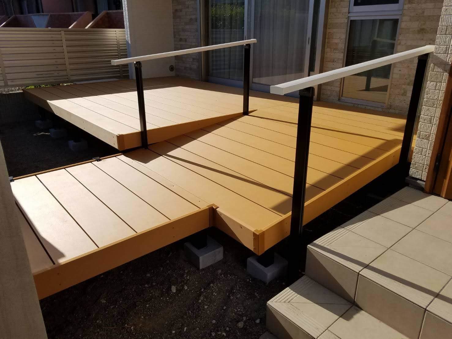 ウッドデッキ取替工事 | 名古屋市西区のエクステリア工事ならイズ美