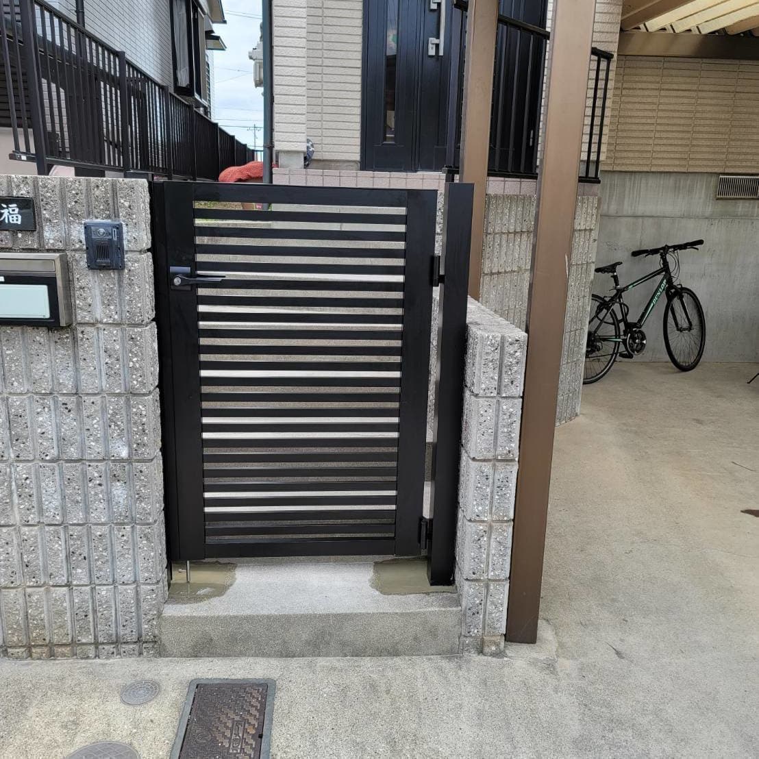 門扉新設・取替え 名古屋市西区 | 名古屋市西区でエクステリア工事ならイズ美