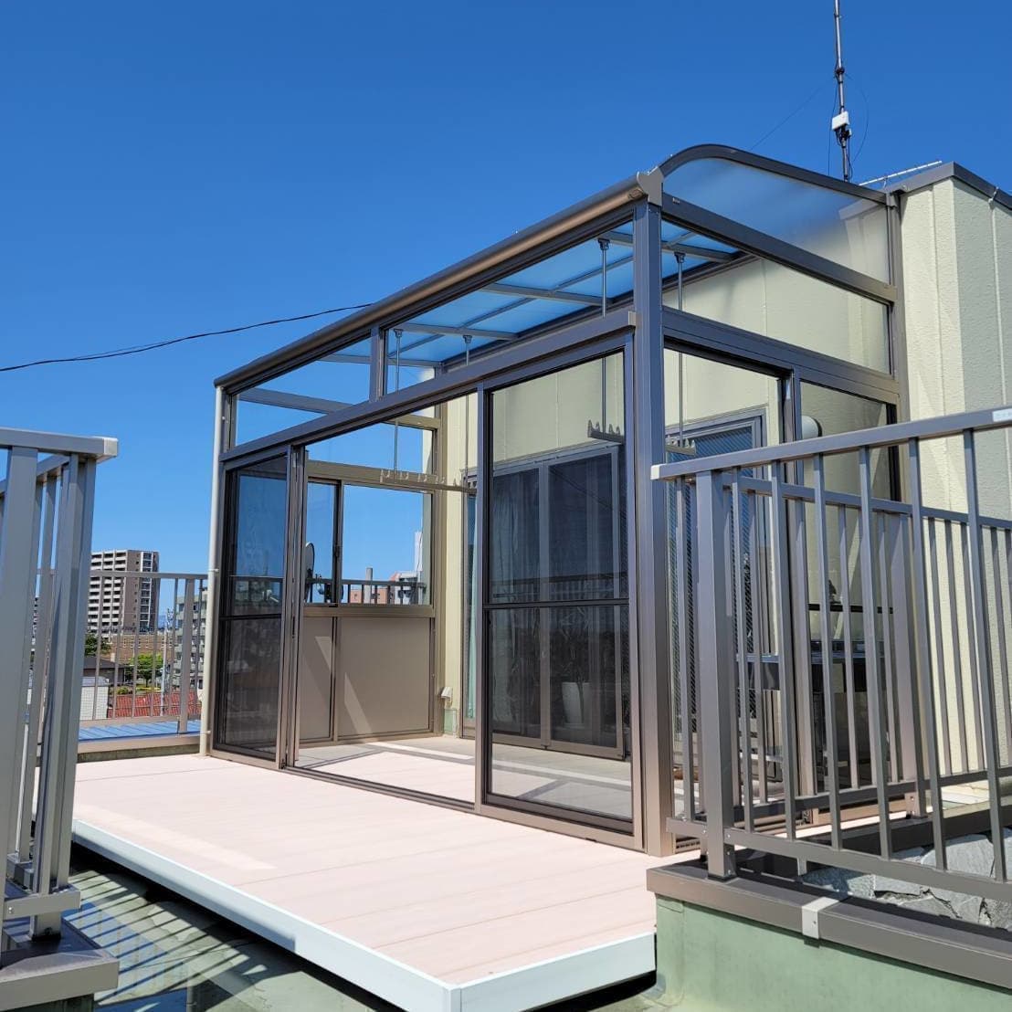 サンルーム新設・取替え 名古屋市西区 | 名古屋市西区でエクステリア工事ならイズ美