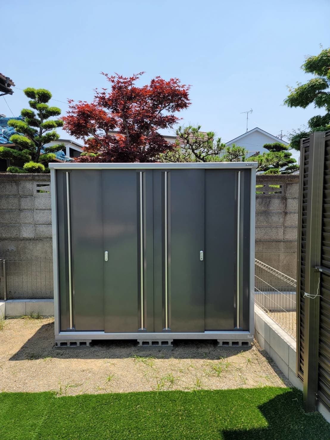 物置設置 | 名古屋市西区のエクステリア工事ならイズ美