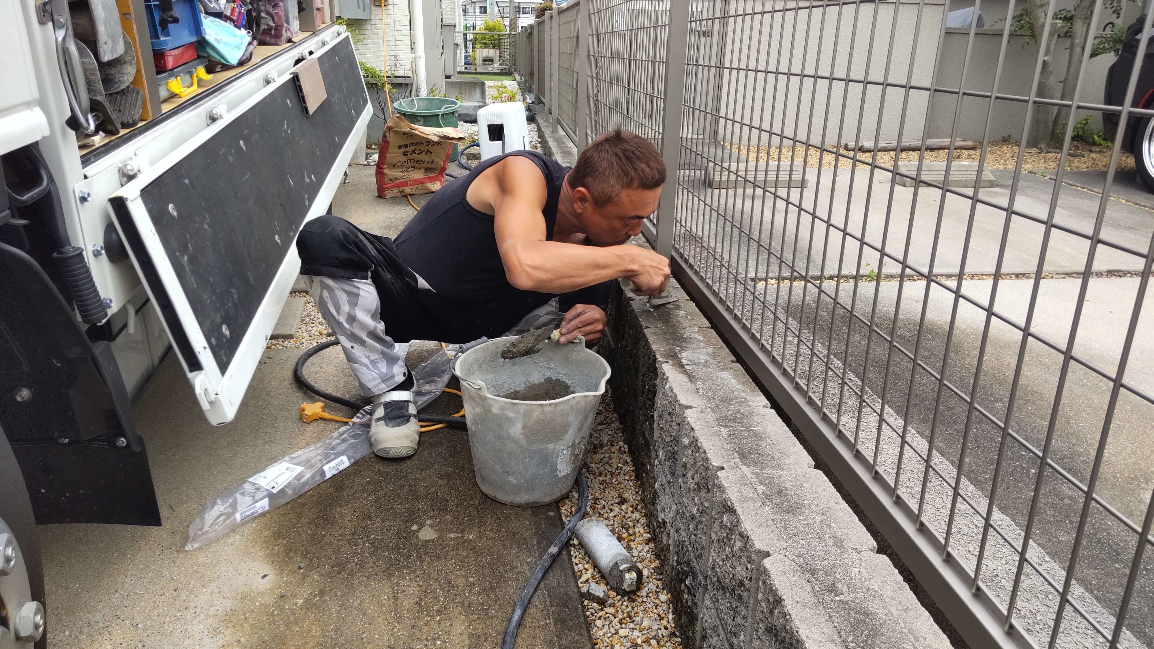 フェンス修理 名古屋市西区 | 名古屋市西区でエクステリア工事ならイズ美