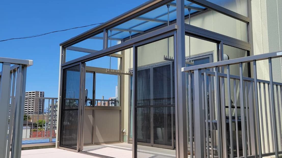 サンルーム新設 名古屋市西区 | 名古屋市西区でエクステリア工事ならイズ美