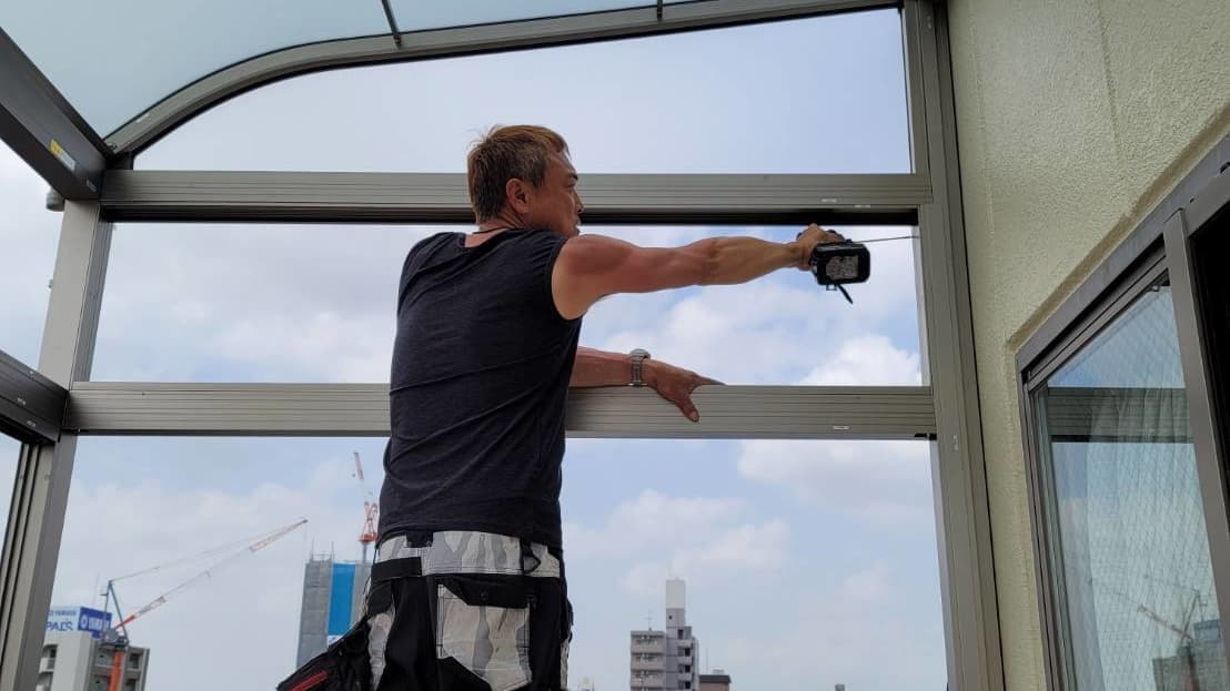 サンルーム修理 名古屋市西区 | 名古屋市西区でエクステリア工事ならイズ美