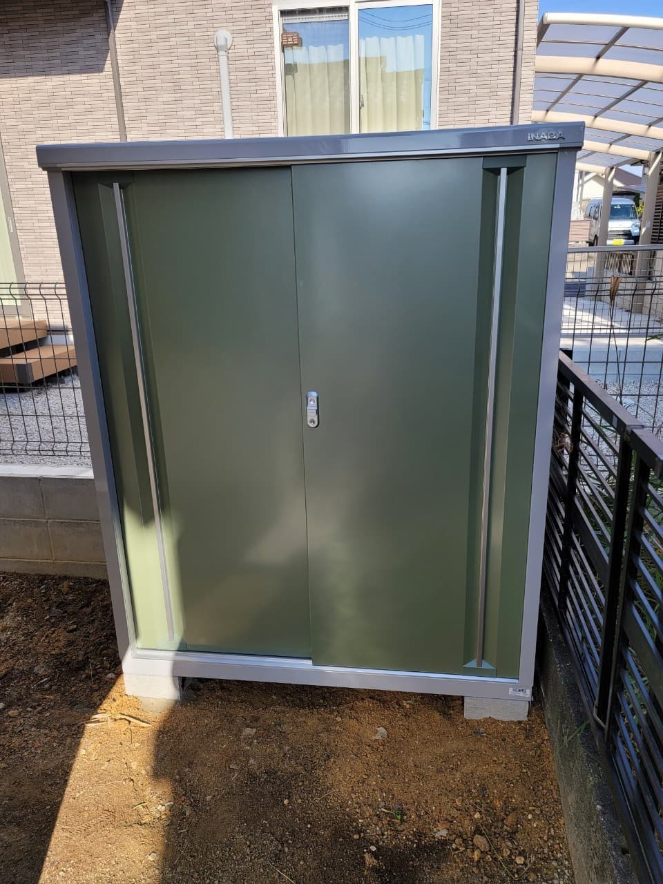 物置設置 | 名古屋市西区のエクステリア工事ならイズ美